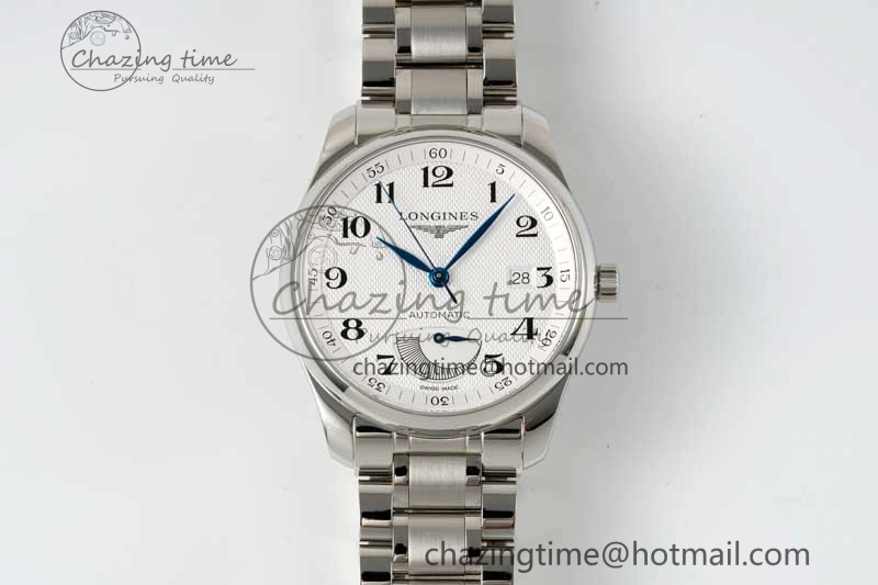 Master Power Reserve SS APSF 1:1 Best Edition White Dial on SS Bracelet AL602