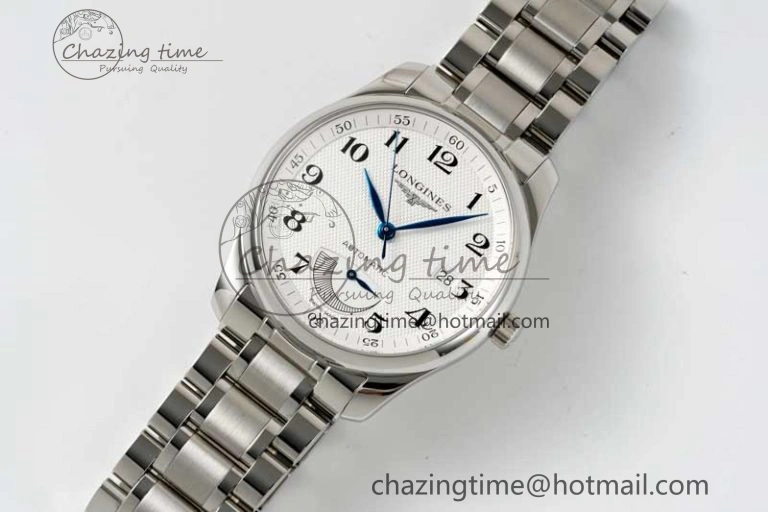 Master Power Reserve SS APSF 1:1 Best Edition White Dial on SS Bracelet AL602