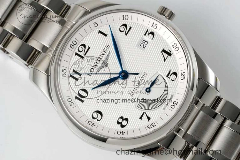 Master Power Reserve SS APSF 1:1 Best Edition White Dial on SS Bracelet AL602