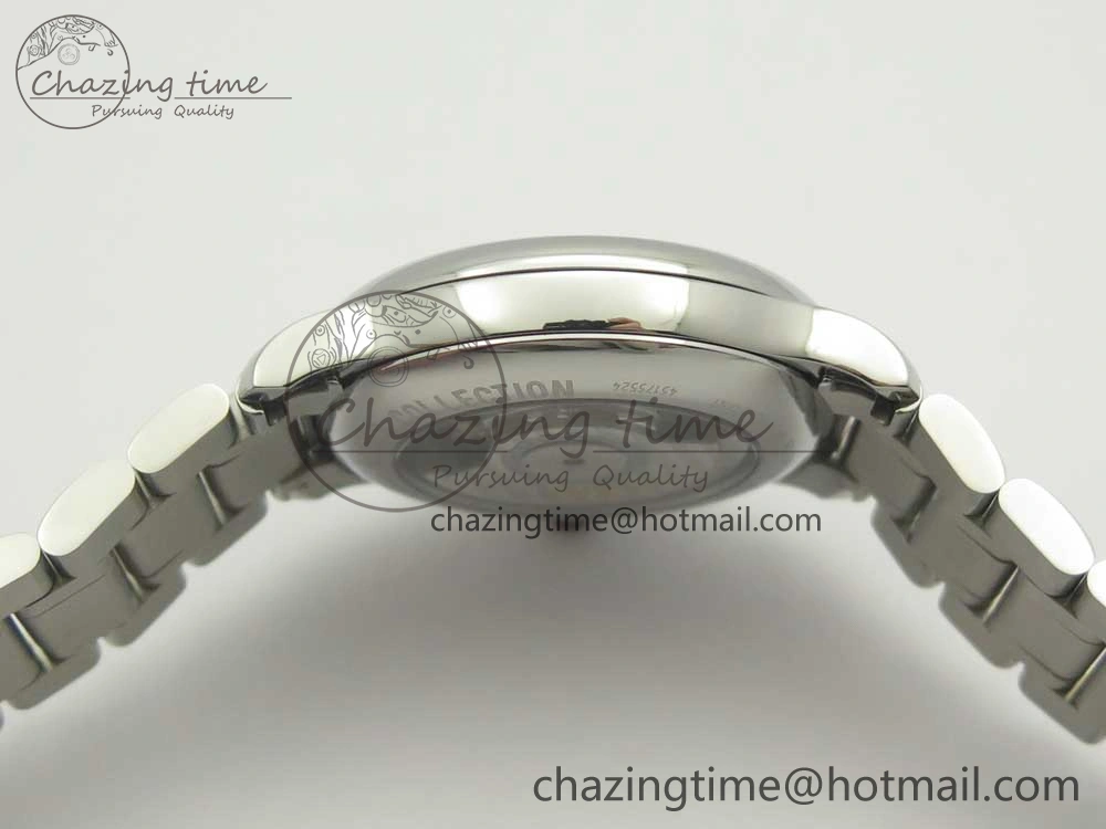 Master Real PR SS GSF Best Edition White Textured Dial on SS Bracelet A2836(Free Brown Leather Strap)