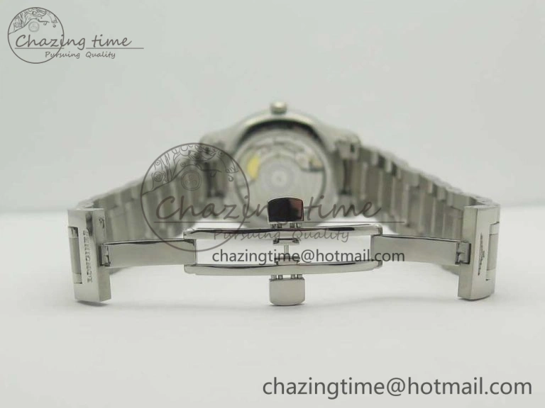 Master Real PR SS GSF Best Edition White Textured Dial on SS Bracelet A2836(Free Brown Leather Strap)