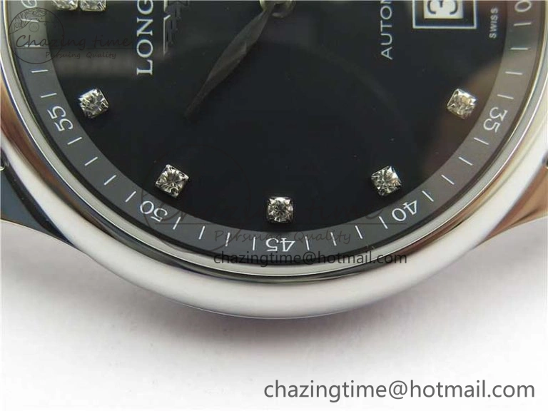 Master SS GLF 1:1 Best Edition Black Crystal Markers Dial on Asian Cal.L.888.2 (Free Leather Strap)