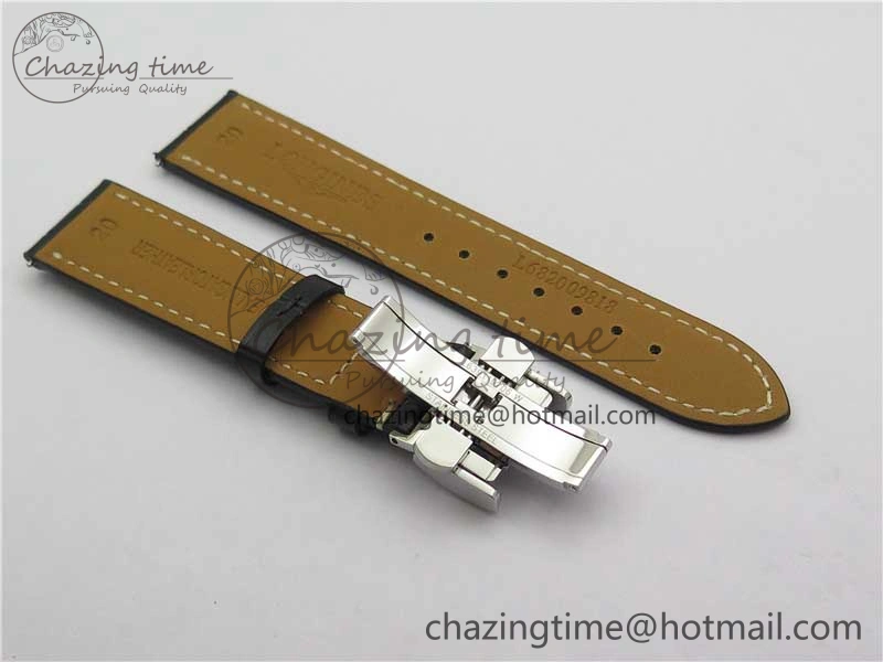Master SS GLF 1:1 Best Edition Black Crystal Markers Dial on Asian Cal.L.888.2 (Free Leather Strap)