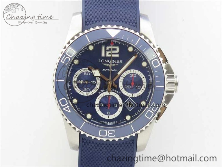 Master SS GLF 1:1 Best Edition Blue Crystal Markers Dial on Asian Cal.L.888.2 (Free Leather Strap)