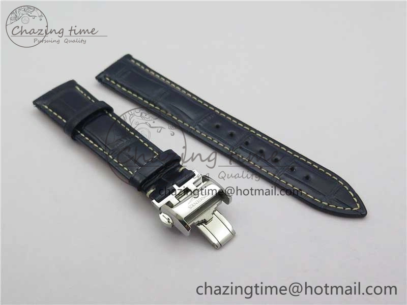 Master SS GLF 1:1 Best Edition Blue Crystal Markers Dial on Asian Cal.L.888.2 (Free Leather Strap)