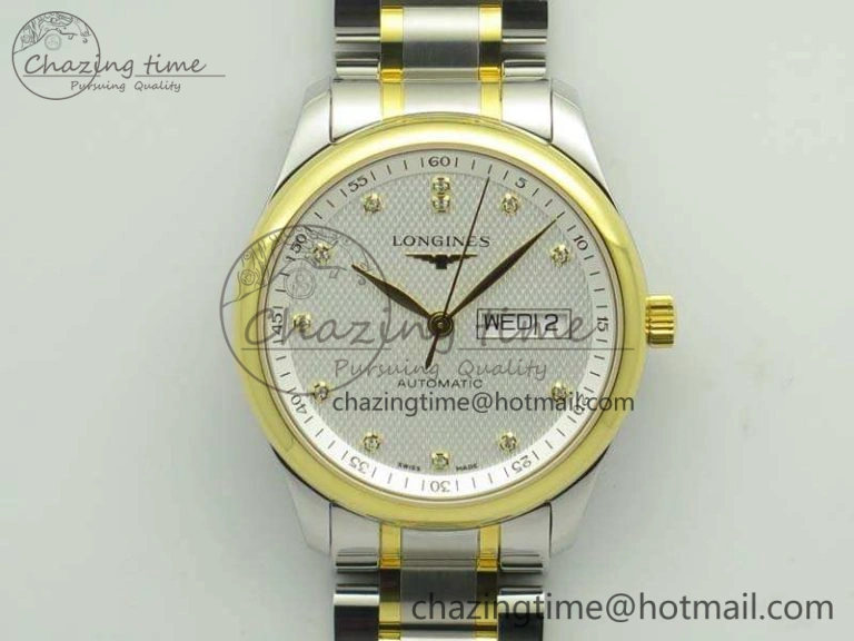 Master SS GLF 1:1 Best Edition Blue Crystal Markers Dial on Asian Cal.L.888.2 (Free Leather Strap)