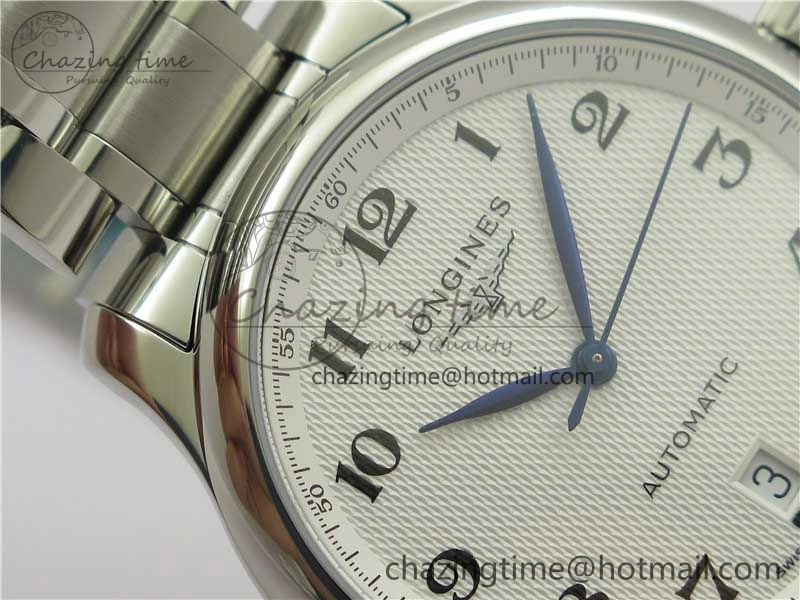 Master SS GLF 1:1 Best Edition White Textured Dial on Asian Cal.L.888.2 (Free Leather Strap)