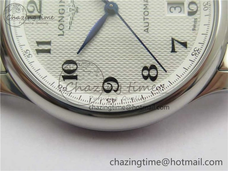 Master SS GLF 1:1 Best Edition White Textured Dial on Asian Cal.L.888.2 (Free Leather Strap)