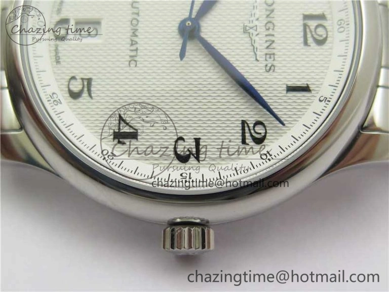 Master SS GLF 1:1 Best Edition White Textured Dial on Asian Cal.L.888.2 (Free Leather Strap)