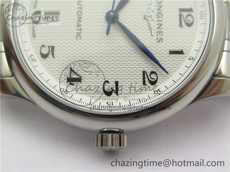 Master SS GLF 1:1 Best Edition White Textured Dial on Asian Cal.L.888.2 (Free Leather Strap)
