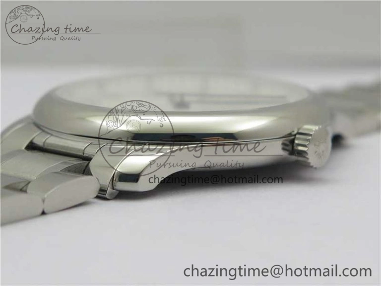 Master SS GLF 1:1 Best Edition White Textured Dial on Asian Cal.L.888.2 (Free Leather Strap)
