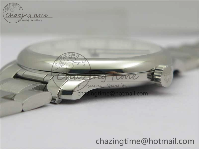 Master SS GLF 1:1 Best Edition White Textured Dial on Asian Cal.L.888.2 (Free Leather Strap)