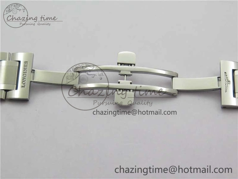 Master SS GLF 1:1 Best Edition White Textured Dial on Asian Cal.L.888.2 (Free Leather Strap)