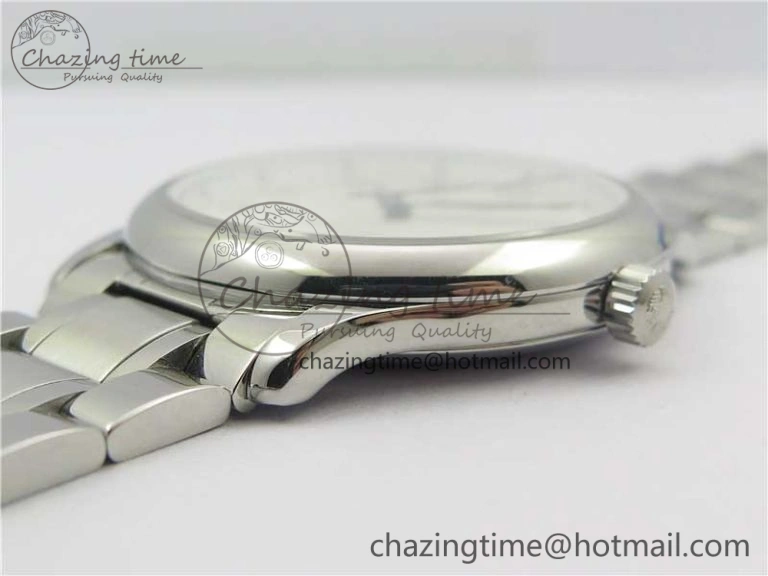 Master SS KZF 1:1 Best Edition White Textured Dial on Bracelet Miyota 9015 to Cal.L.888.2