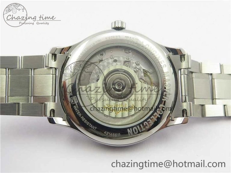 Master SS KZF 1:1 Best Edition White Textured Dial on Bracelet Miyota 9015 to Cal.L.888.2
