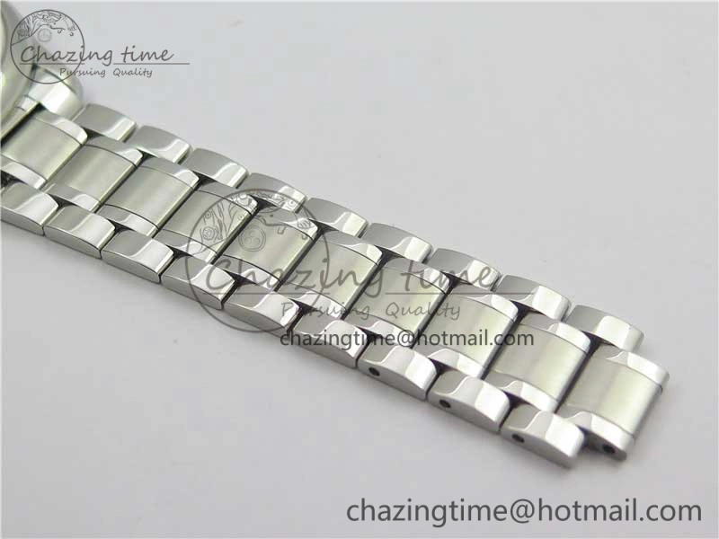 Master SS KZF 1:1 Best Edition White Textured Dial on Bracelet Miyota 9015 to Cal.L.888.2