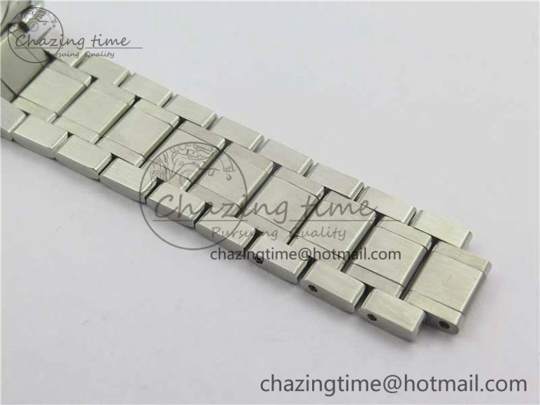 Master SS KZF 1:1 Best Edition White Textured Dial on Bracelet Miyota 9015 to Cal.L.888.2