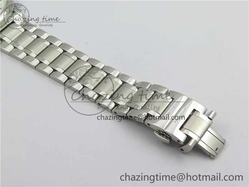 Master SS KZF 1:1 Best Edition White Textured Dial on Bracelet Miyota 9015 to Cal.L.888.2