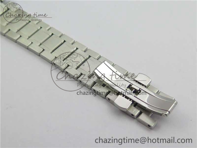 Master SS KZF 1:1 Best Edition White Textured Dial on Bracelet Miyota 9015 to Cal.L.888.2
