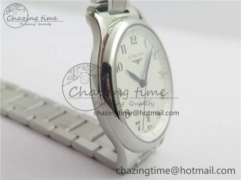 Master SS KZF 1:1 Best Edition White Textured Dial on Bracelet Miyota 9015 to Cal.L.888.2