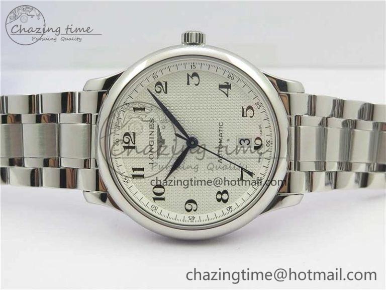 Master SS KZF 1:1 Best Edition White Textured Dial on Bracelet Miyota 9015 to Cal.L.888.2
