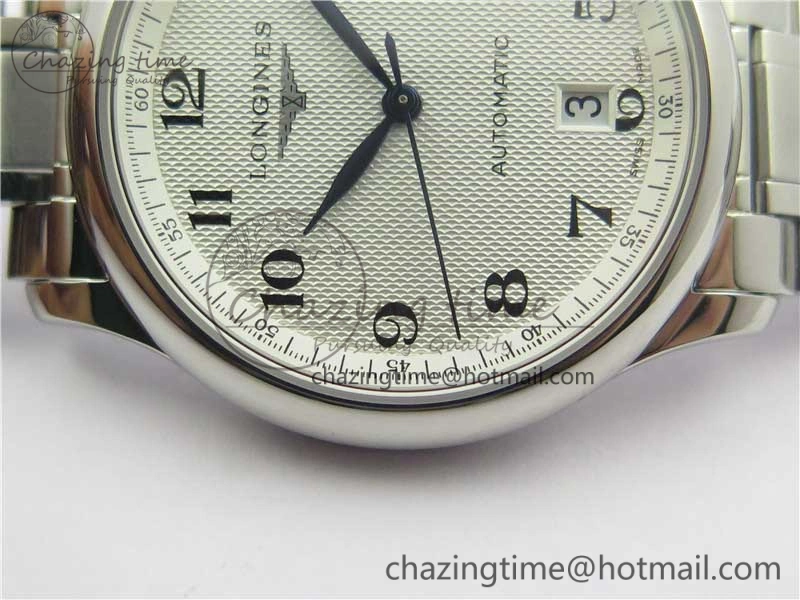 Master SS KZF 1:1 Best Edition White Textured Dial on Bracelet Miyota 9015 to Cal.L.888.2
