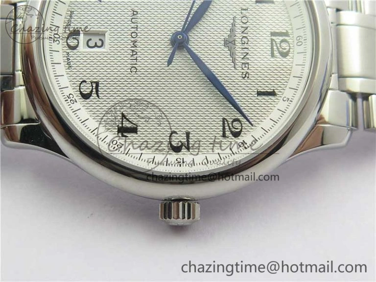 Master SS KZF 1:1 Best Edition White Textured Dial on Bracelet Miyota 9015 to Cal.L.888.2
