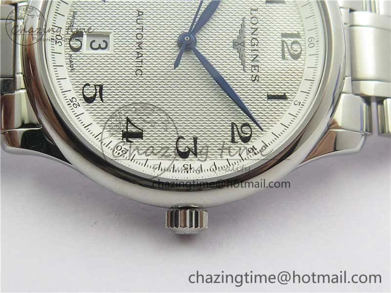 Master SS KZF 1:1 Best Edition White Textured Dial on Bracelet Miyota 9015 to Cal.L.888.2
