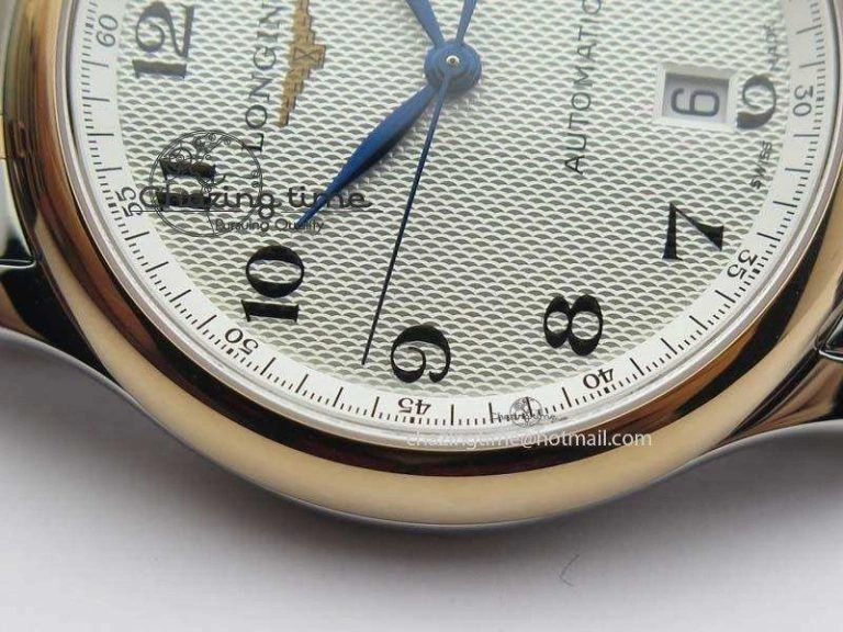 Master SS RG KV 1:1 Best Edition White Textured Dial On Bracelet Miyota 9015 To Cal.L.888.2