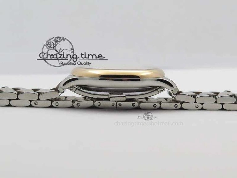 Master SS RG KV 1:1 Best Edition White Textured Dial On Bracelet Miyota 9015 To Cal.L.888.2
