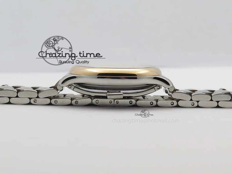 Master SS RG KV 1:1 Best Edition White Textured Dial On Bracelet Miyota 9015 To Cal.L.888.2