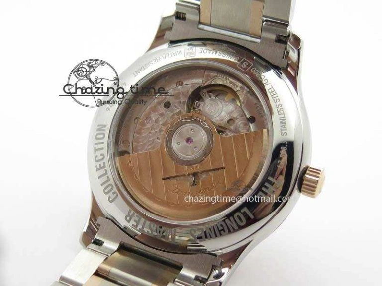 Master SS RG KV 1:1 Best Edition White Textured Dial On Bracelet Miyota 9015 To Cal.L.888.2