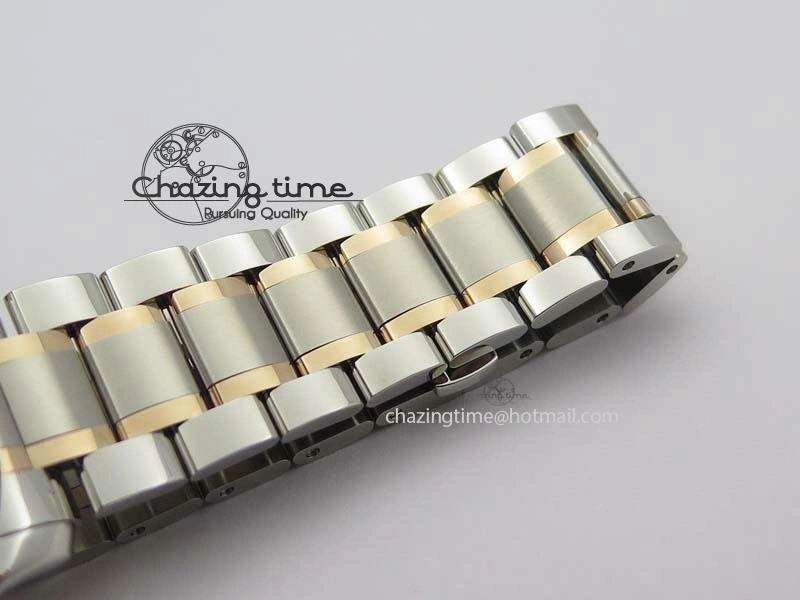 Master SS RG KV 1:1 Best Edition White Textured Dial On Bracelet Miyota 9015 To Cal.L.888.2