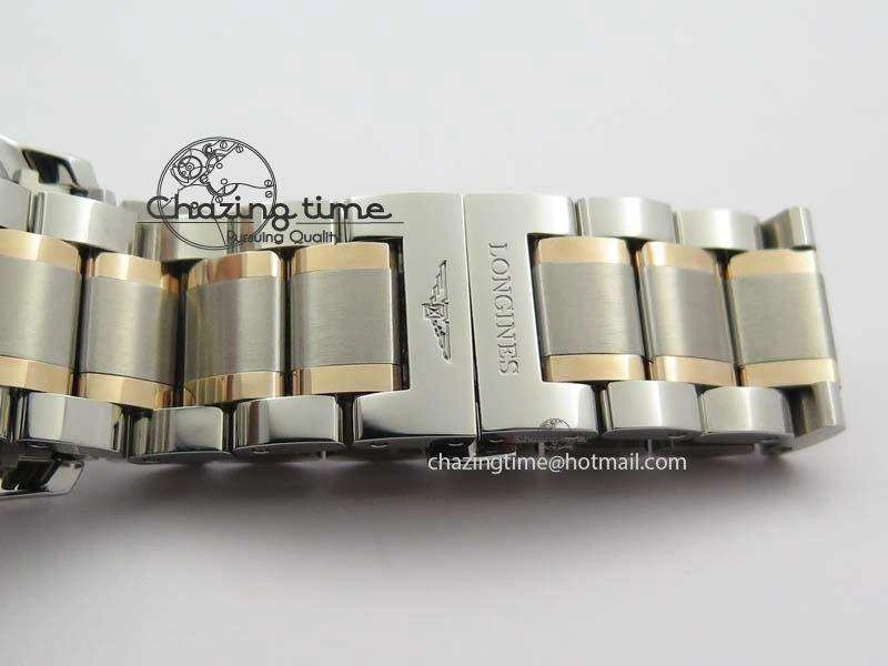Master SS RG KV 1:1 Best Edition White Textured Dial On Bracelet Miyota 9015 To Cal.L.888.2