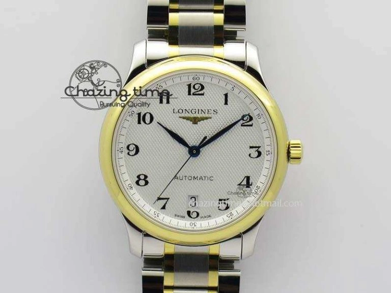 Master SS YG KV 1:1 Best Edition White Textured Dial On Bracelet Miyota 9015 To Cal.L.888.2