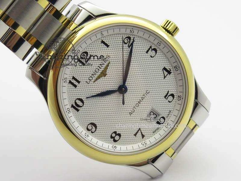 Master SS YG KV 1:1 Best Edition White Textured Dial On Bracelet Miyota 9015 To Cal.L.888.2