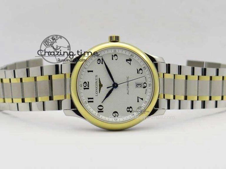 Master SS YG KV 1:1 Best Edition White Textured Dial On Bracelet Miyota 9015 To Cal.L.888.2