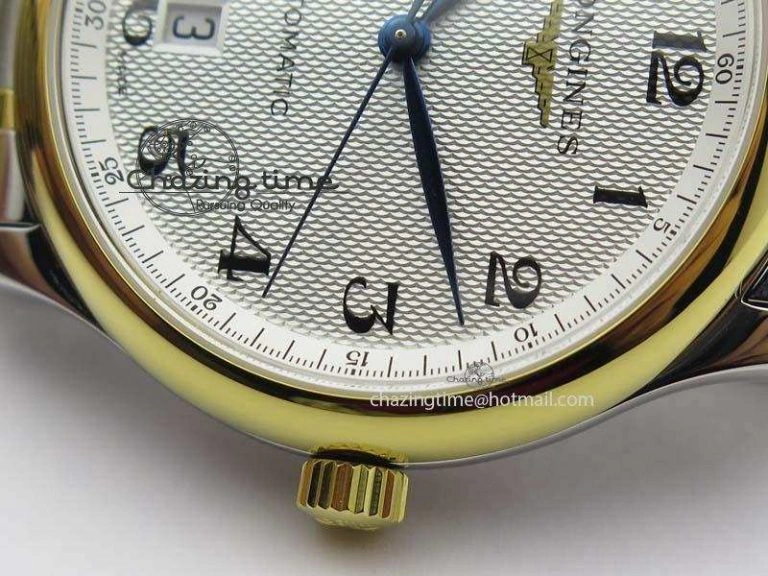 Master SS YG KV 1:1 Best Edition White Textured Dial On Bracelet Miyota 9015 To Cal.L.888.2