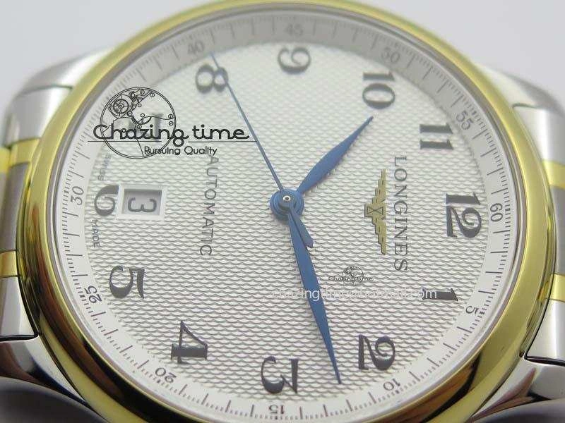 Master SS YG KV 1:1 Best Edition White Textured Dial On Bracelet Miyota 9015 To Cal.L.888.2