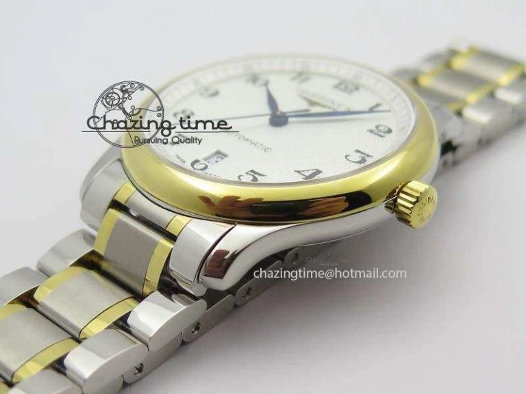 Master SS YG KV 1:1 Best Edition White Textured Dial On Bracelet Miyota 9015 To Cal.L.888.2