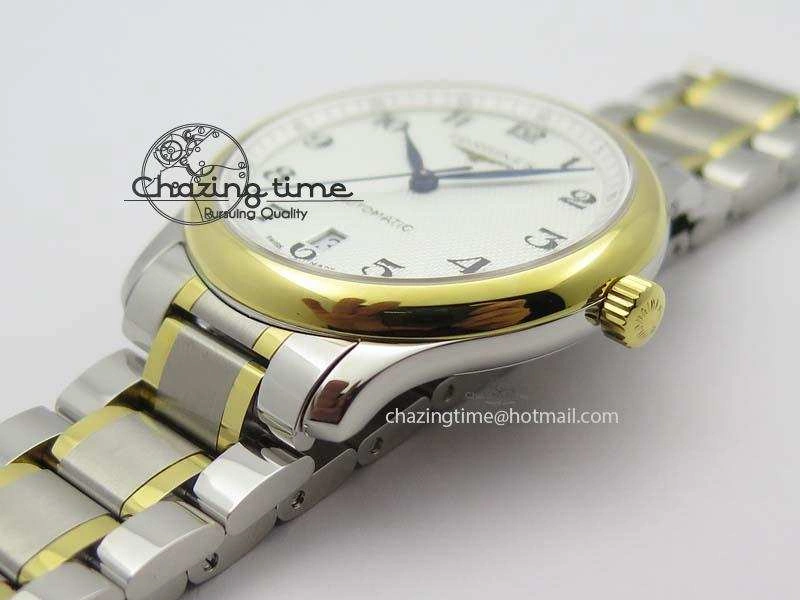 Master SS YG KV 1:1 Best Edition White Textured Dial On Bracelet Miyota 9015 To Cal.L.888.2