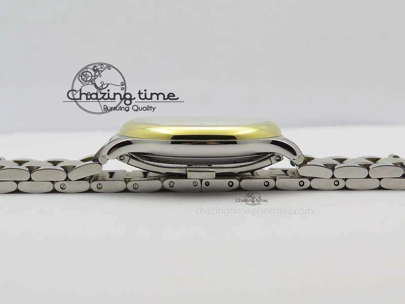 Master SS YG KV 1:1 Best Edition White Textured Dial On Bracelet Miyota 9015 To Cal.L.888.2