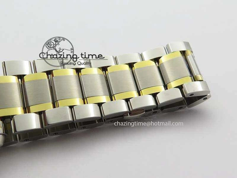 Master SS YG KV 1:1 Best Edition White Textured Dial On Bracelet Miyota 9015 To Cal.L.888.2
