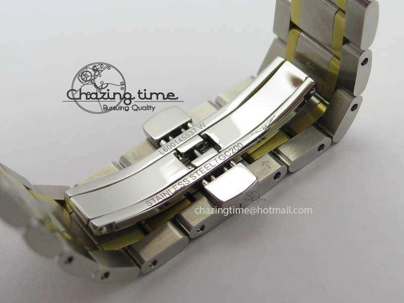 Master SS YG KV 1:1 Best Edition White Textured Dial On Bracelet Miyota 9015 To Cal.L.888.2