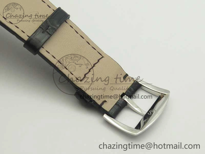 Master Square SS Ladies GF 1:1 Best Edition White Color Markers Dial Diam Bezel On Leather Strap Swiss Quartz