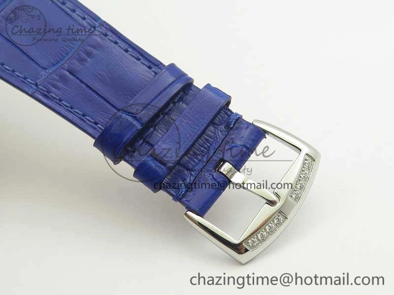 Master Square SS Ladies GF 1:1 Best Edition White Color Markers Dial Diam Bezel On Leather Strap Swiss Quartz