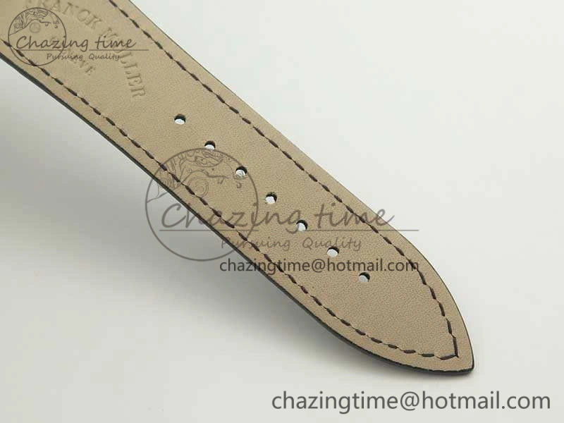Master Square SS Ladies GF 1:1 Best Edition White Dial On Leather Strap Swiss Quartz
