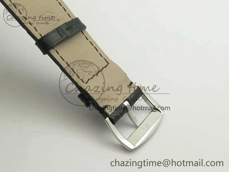 Master Square SS Ladies GF 1:1 Best Edition White Dial On Leather Strap Swiss Quartz