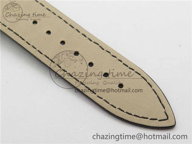 Master Square SS Ladies ZF 1:1 Best Edition White Colorful Arabic Dial on Black Leather Strap Ronda Quartz