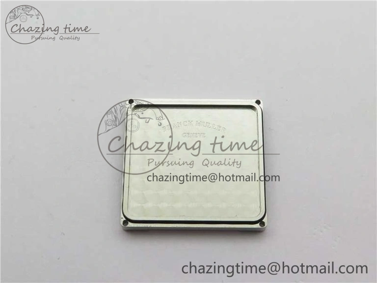 Master Square SS Ladies ZF 1:1 Best Edition White Colorful Roman Dial on Red Leather Strap Ronda Quartz